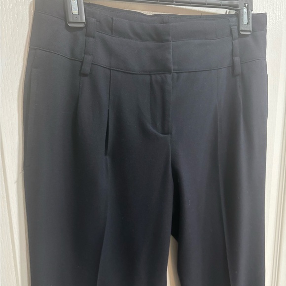 Zara Basic Black Trousers, Pleated, Triple Belt Loop, Slacks, Woman’s Size XS - Picture 2 of 9